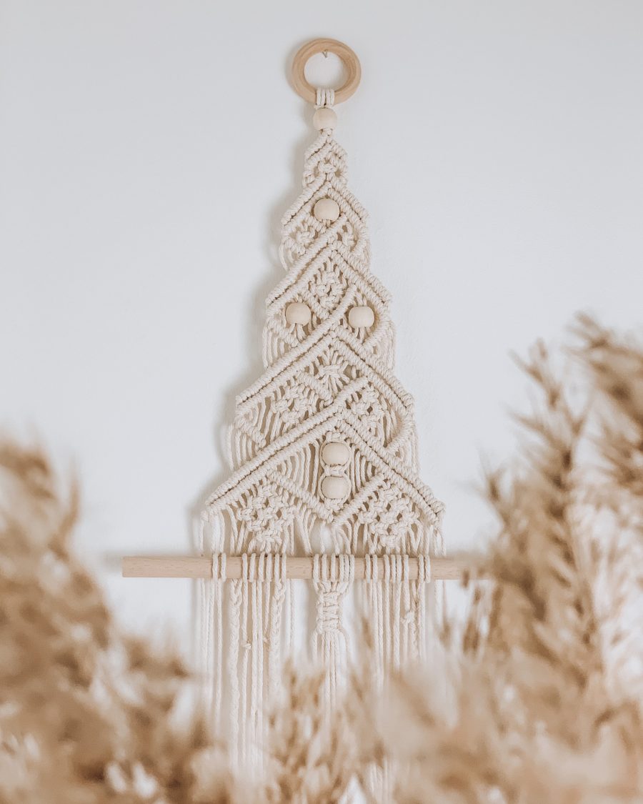Makramee Weihnachtsbaum - Boho Weihnachtsdeko - Boho Christbaum - Lady Handgemacht by Tamara Wagner