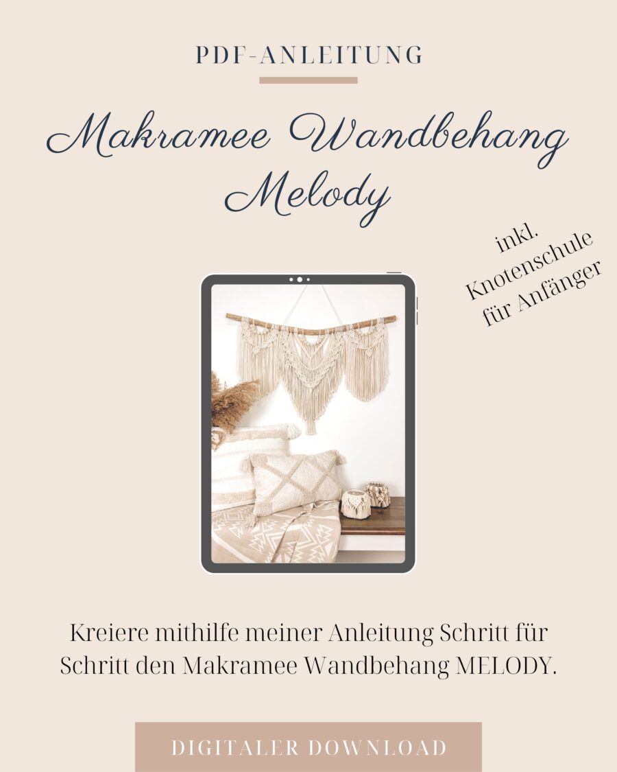 Makramee PDF-Anleitung Wandbehang MELODY [Digital] – Bild 4